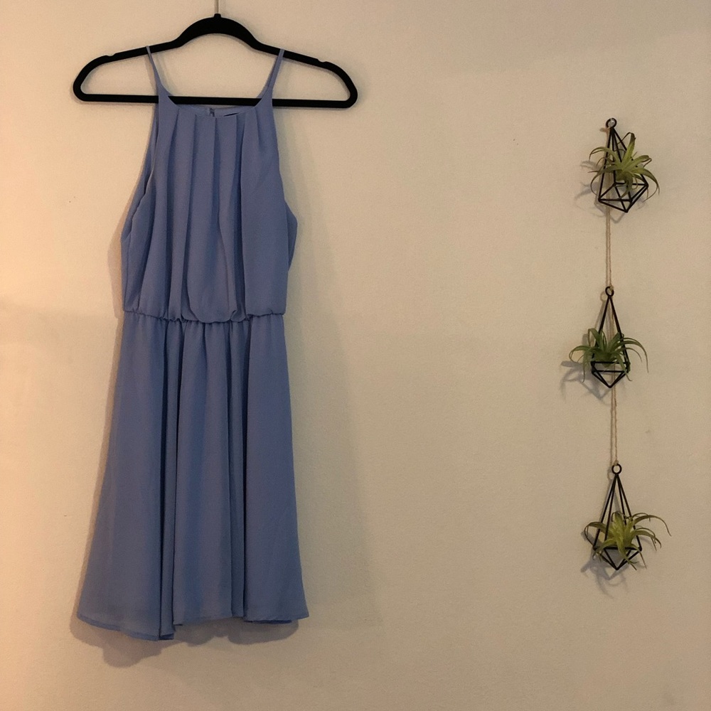 Blue Halter Dress from Francesca’s